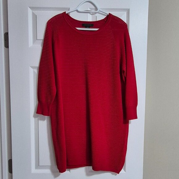 French Connection Poppy Red Dress - Picture 1 of 5